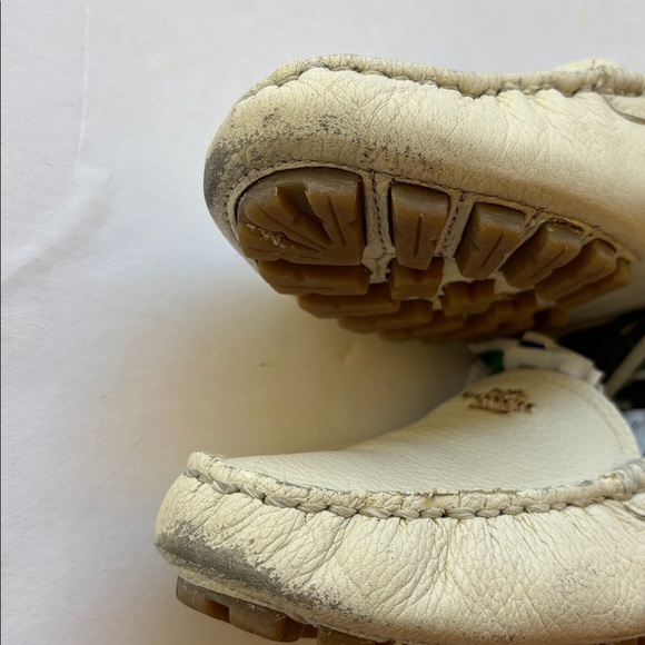 Coach Amber Driving Loafer Flat Moccasin White 7 Leather Designer Casual Cute - Picture 7 of 17